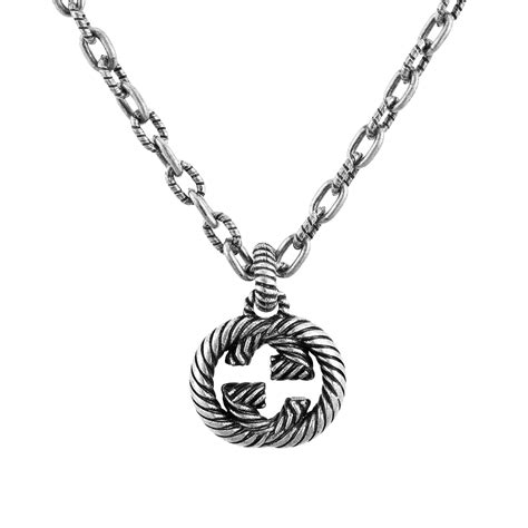 gucci orecchini interlocking|gucci interlocking g necklace.